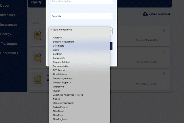 Extension of Allowed Document Types
