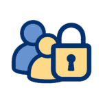 An icon to represent that home owners can share information securely in Life Possum